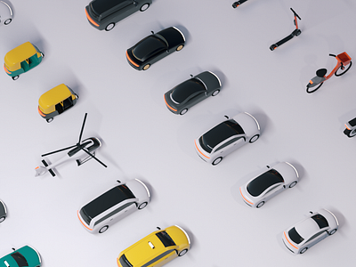 Upgrading Uber’s 3D Fleet 3d animation app fleet product design rider rideshare uber uber design upgrade vehicles