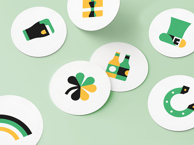 Happy St Patrick's Day from Uber! design holiday holiday cards holiday design holiday stickers holidays illustration lucky st patricks day stickers uber uber design