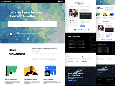 Uber Movement data visualization data viz map uber uber design ui design website website design