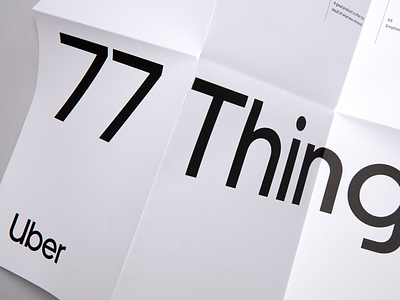 77 Things—A poster of words to design by