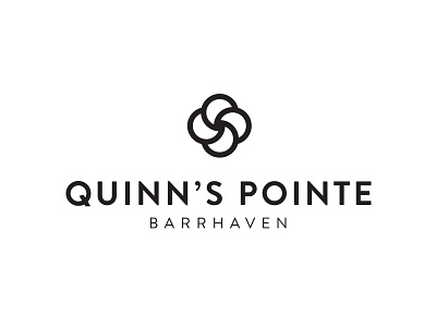 Quinn's Pointe branding identity logo real estate