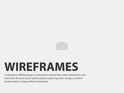 Wireframe Design for Consulting Firm