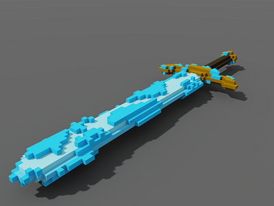 Ascendoria The Frozen Sword 3d game pixel pixelart rpg sword