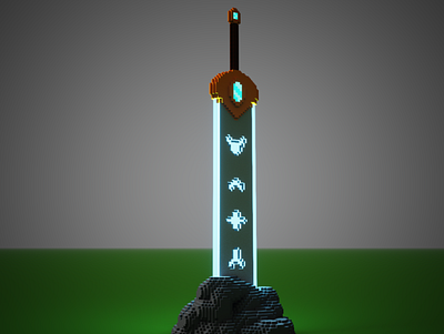 Light Of Fallen Angels 3d design game pixel pixelart rpg sword