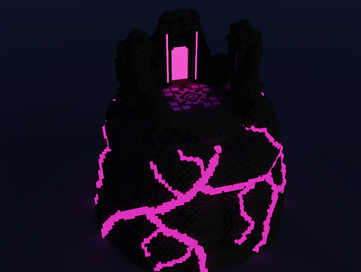 Voidgard-Tower Of Dark Curses 3d building rpg voxel voxelart