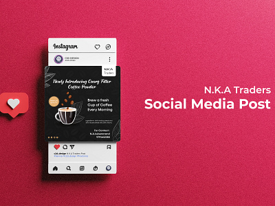 Social Media Post branding design graphic design illustration ui ux vector