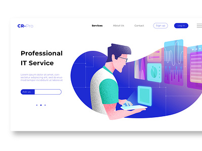 IT Service Landing Page