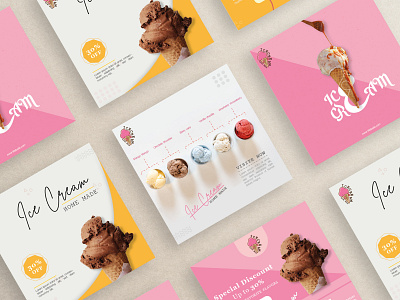 Email and Social Media Marketing - Ice Cream Shop