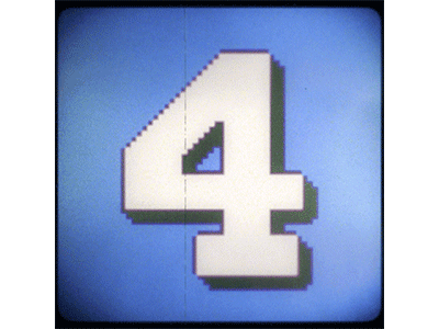 Pixel Numbers 04 8 bit 80s 8bit animation illustration lettering pixel pixel art pixels retro