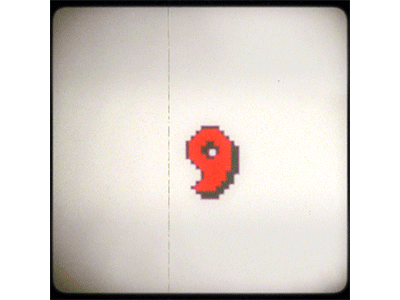9 8 bit 80s 8bit 90s animation illustration numbers pixel pixel art pixels retro