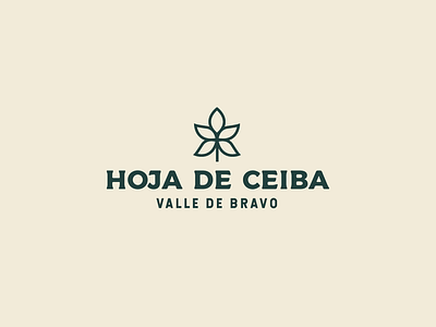 Hoja de Ceiba branding cdmx design eco identity logo logo design mexico natural nature plants store