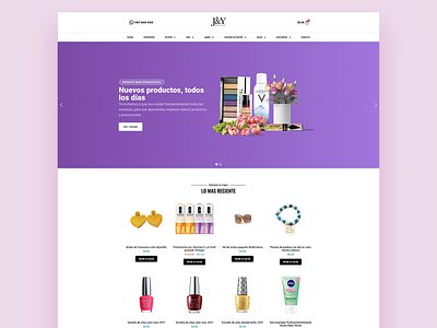 Web Ecommerce cosmetic and health products. app app design concept design designs ui ux web web design website