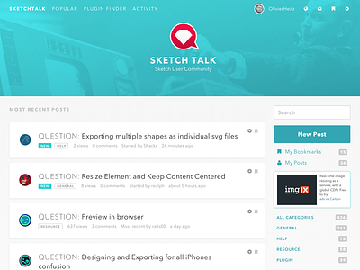SketchTalk v2 community design interface sketch sketch app ui ux