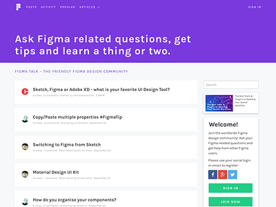 FigmaTalk — A design community around Figma