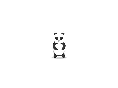 Panda animal black blackandwhite cute hug negativespace panda shadow white