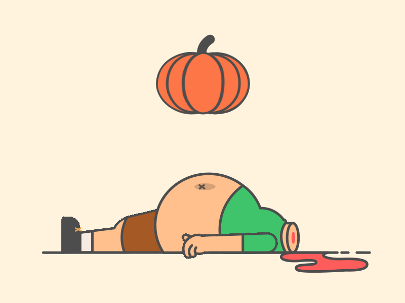 Happy Halloween 2d 2d animation aftereffects animated gif animation character character design gif gif animation halloween halloween design illustration illustrator motion design pumpkin
