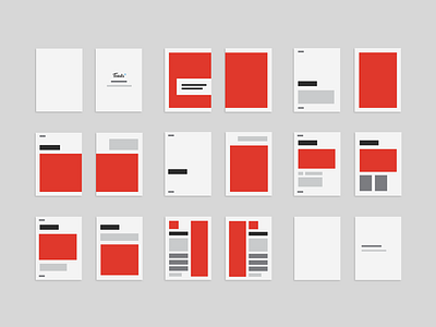 Design layout for a book