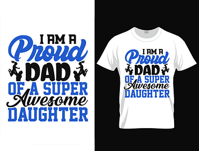 Fathers day Typography t-shirt design design fathers day t shirt graphic design illustration t shirt t shirt design typography vector
