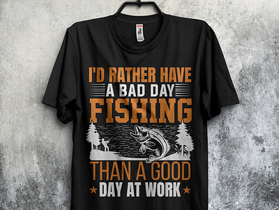 Fishing t-shirt design for fisherman design firefighter t shirt firefighter vector fisherman graphic design illustration t shirt t shirt design typography