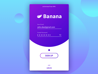 Daily UI: 001 / Sign up concept daily epamdaily login sign in sing up ui