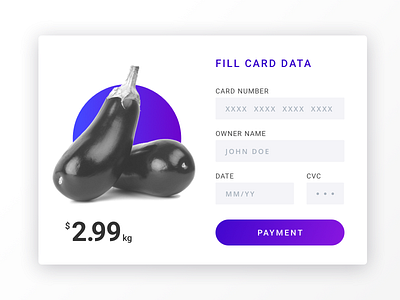 Daily UI: 002 / Checkout buy card checkout concept daily epamdaily payment ui