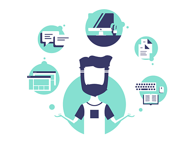 JS Lab #3 frontend hipster icon illustration js mac space web