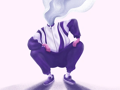 Vape Master Illustration color illustration procreate texture vape vaper