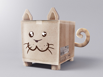 Parcel cat concept cat character concept parcel parcel cat sketch