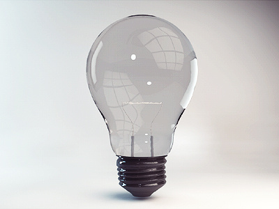 3D Lightbulb