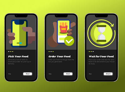 Onboarding 023 app daily ui daily ui challenge day 23 design food delivery onboarding phone application ui ux