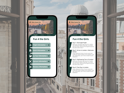 Itinerary 079 app daily ui daily ui 079 daily ui challenge day 079 design itinerary phone application trips ui ux vacation