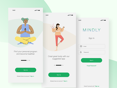 Mindly Fitness App