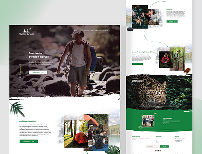 Trekking Website art branding design graphic design homepage illustration landingpage ui ux website