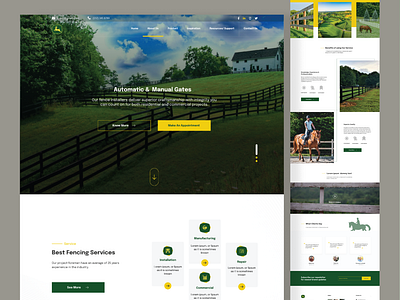 Website Redesign for Fence Company