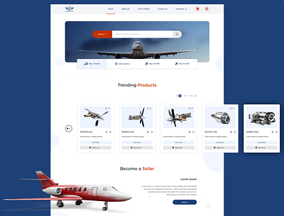 Aircraft Websites Design air aviation design graphic design grid homepage typography ui ux web website