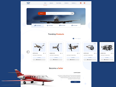 Aircraft Websites Design