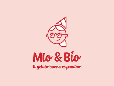Mio & Bio - organic ice cream store - logo proposal