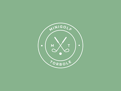 Minigolf Torbole - Logo Redesign Proposal branding brandmark club clubs design graphic design identity italy logo logo design logobranding mini golf minimal monogram rebrand restyle sports typography vector