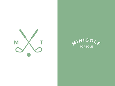 Minigolf Torbole - Logo Redesign Proposal branding brandmark clubs design golf ball graphic design identity italy lettering logo logo design logobranding minigolf minimal monogram rebrand restyle sports typography vector