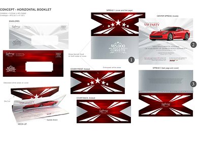 Corvette Giveaway Invite branding design logo typography vector