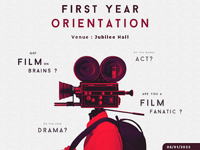 Orientation Poster Design