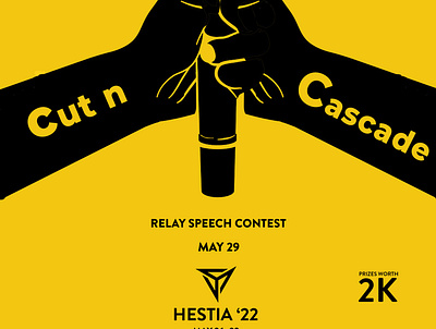 Speech Contest Poster design graphic design