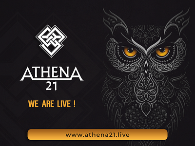 Athena '21 Launch Poster branding design graphic design illustration logo typography
