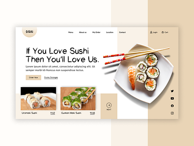 Sushi Restaurant Website
