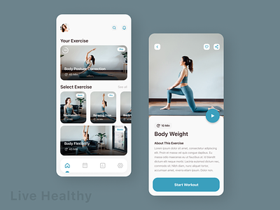 Yoga Mobile App android asana bmi calisthenics coach exercise fitness flexibility health ios meditation mobile app mobile ui streches toning ui ux weightloss wellness workout yoga