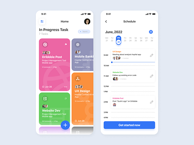 Mobile App Design - Project Management App