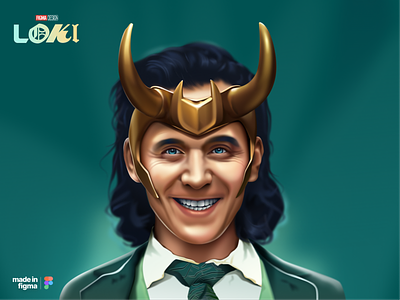 Loki - Figma illustration character design design figma graphic design illustration loki