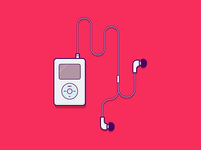 Ipod Icon 100days apple daily flat icon ipod minimal music player