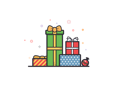 Christmas Gift by vijay verma on Dribbble