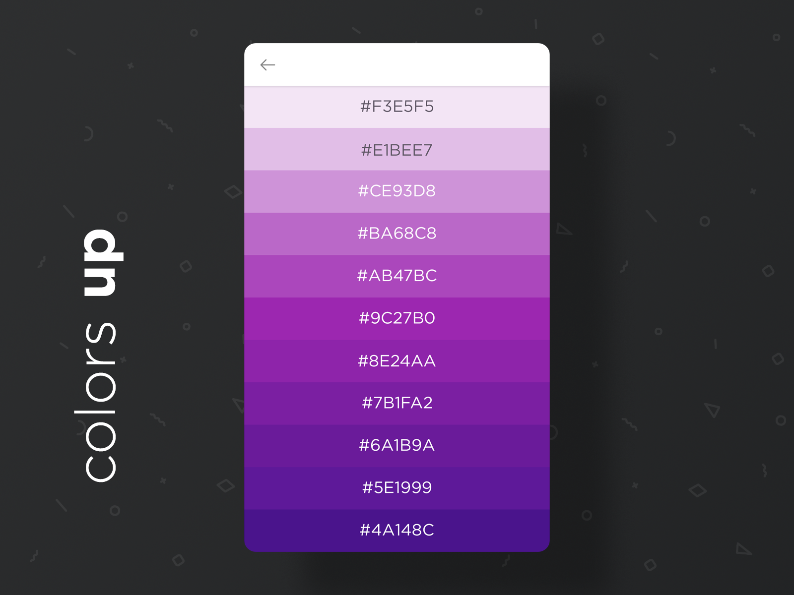 color ui swatches